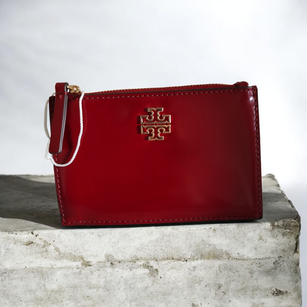 Tory Burch Red Patent Leather‎ Wristlet
